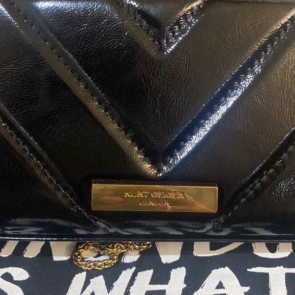 Kurt Geiger extra mini Shiny Kensington crossbody bag - Picture 11 of 14